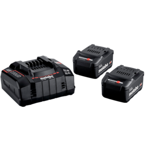 Set acumulatori Metabo Basic-Set – 2 × LiPOWER 5,2 Ah + încărcător ASC 145