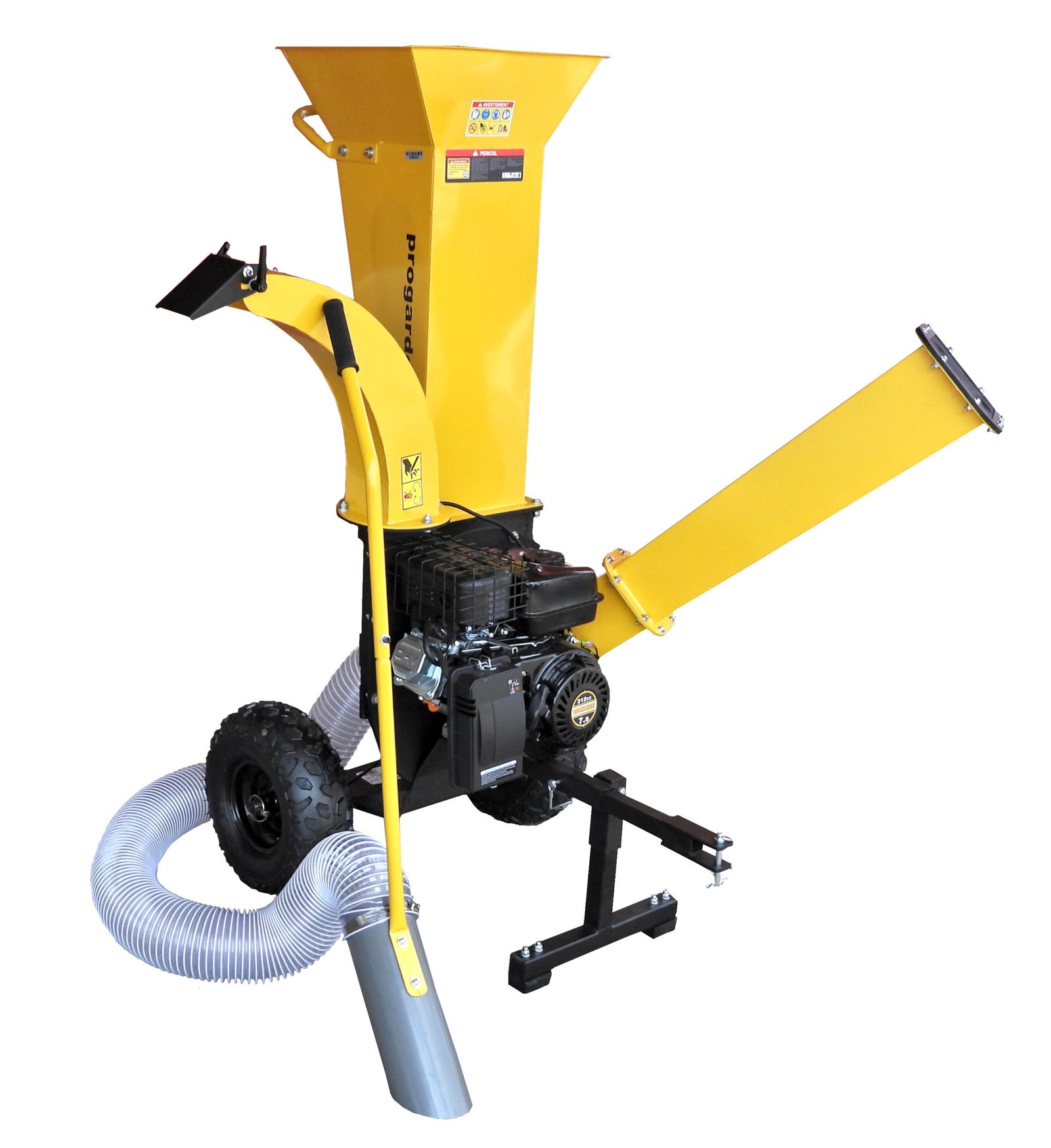 Tocător resturi vegetale Progarden TB80A – 7 CP, benzină, 50 mm, cu aspirare - imagine 2