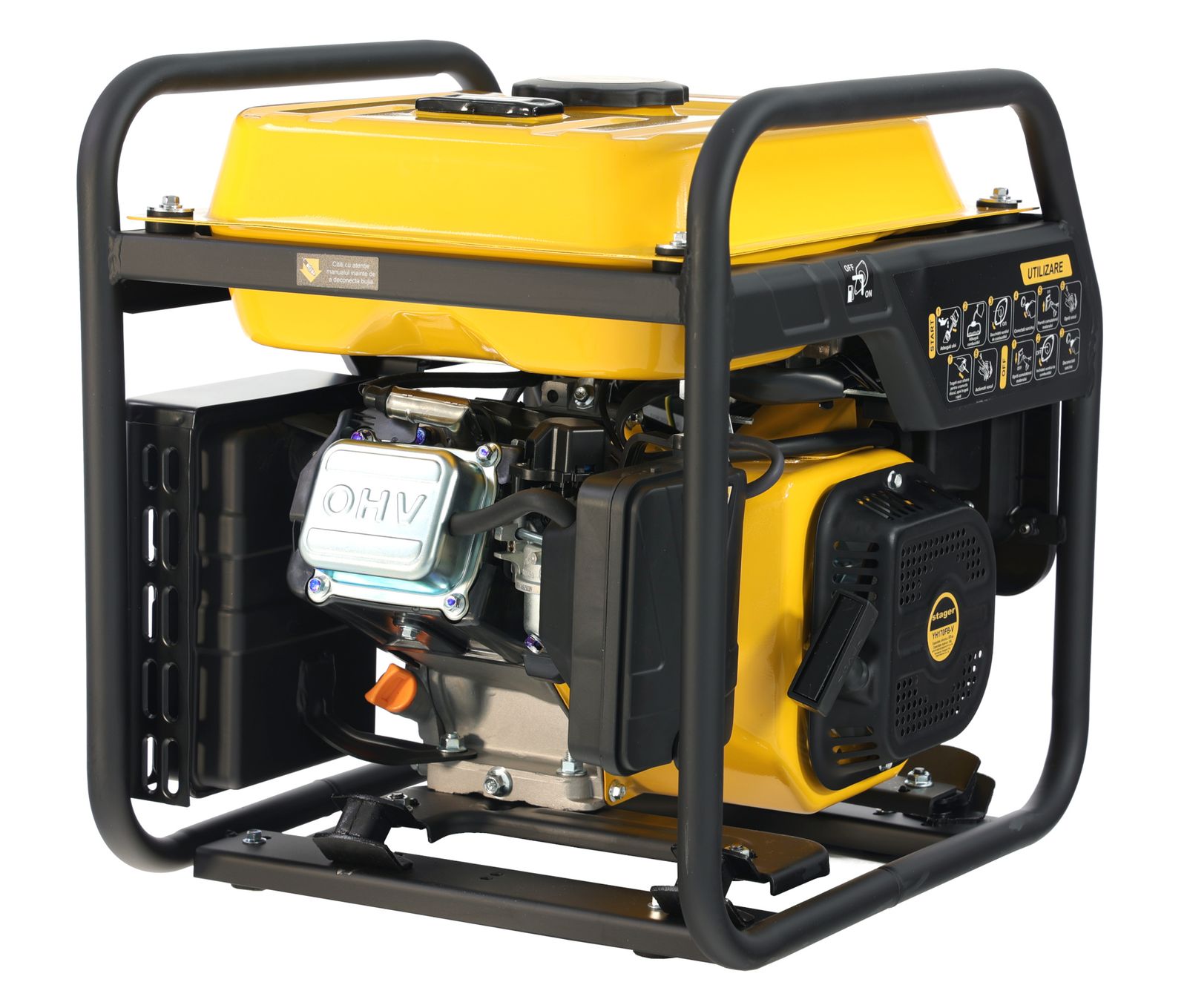 Generator invertor Stager DigiS 4000i 4 kW – open-frame, benzină, monofazat - imagine 6