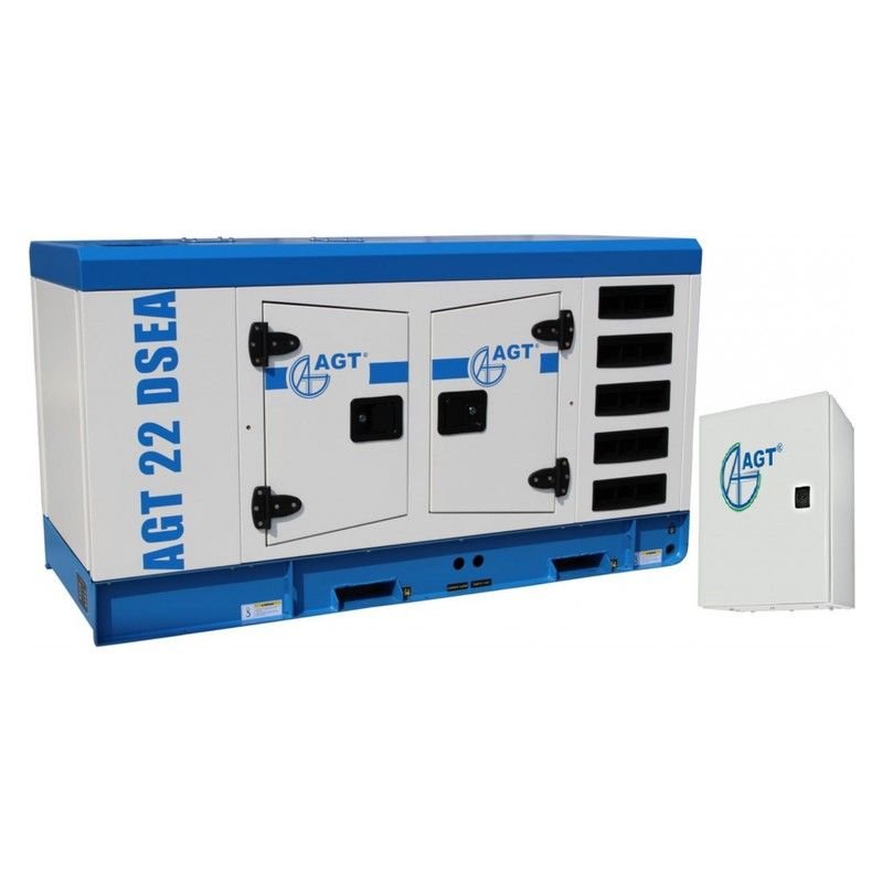 Generator de curent diesel AGT 22 DSEA cu preîncălzire + panou de automatizare ATS 28 EI/12