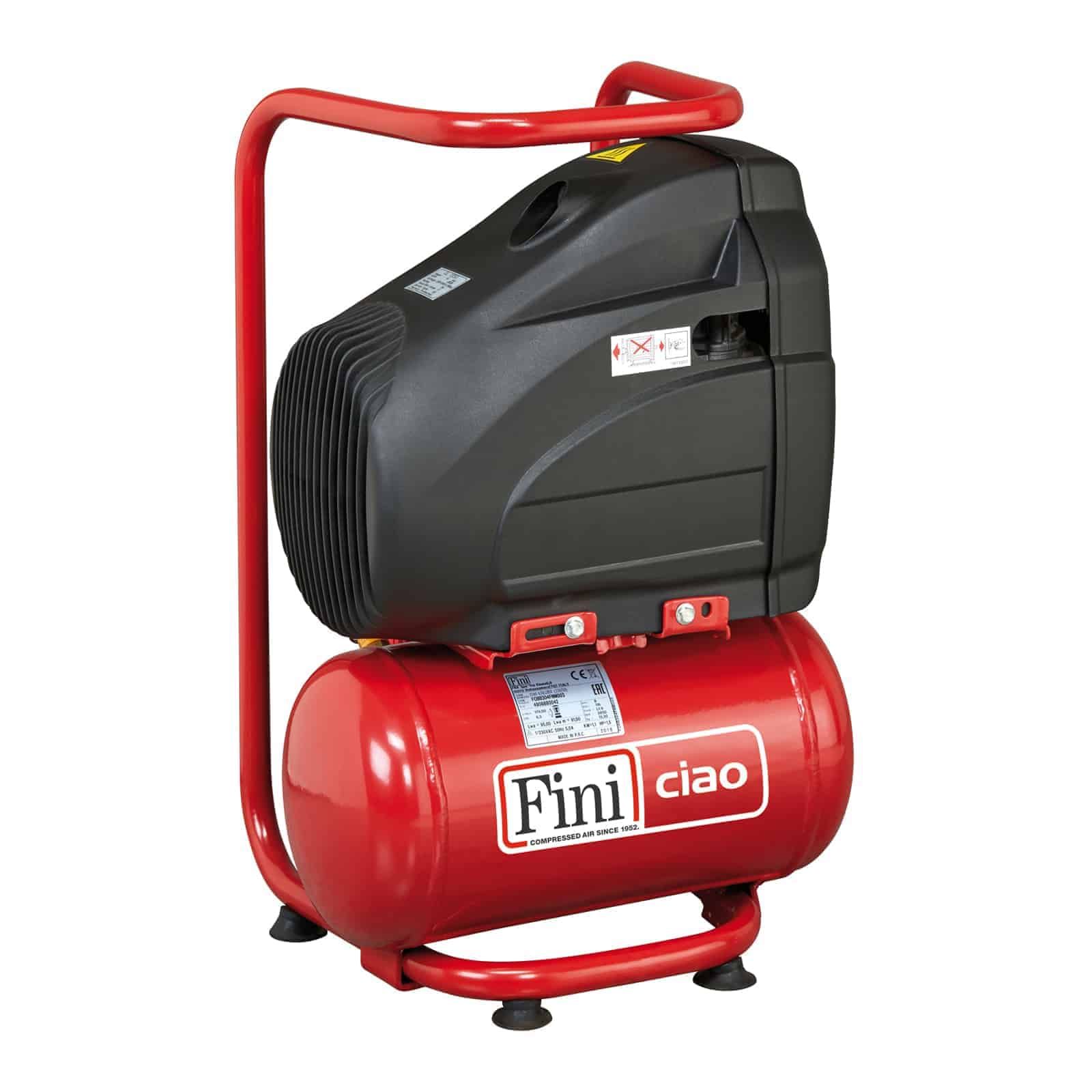 Fini, Compresor de aer Fini CIAO OL1850-6 – 6 l, fără ulei, 1.1 kW, 8 bar, 179 l/min