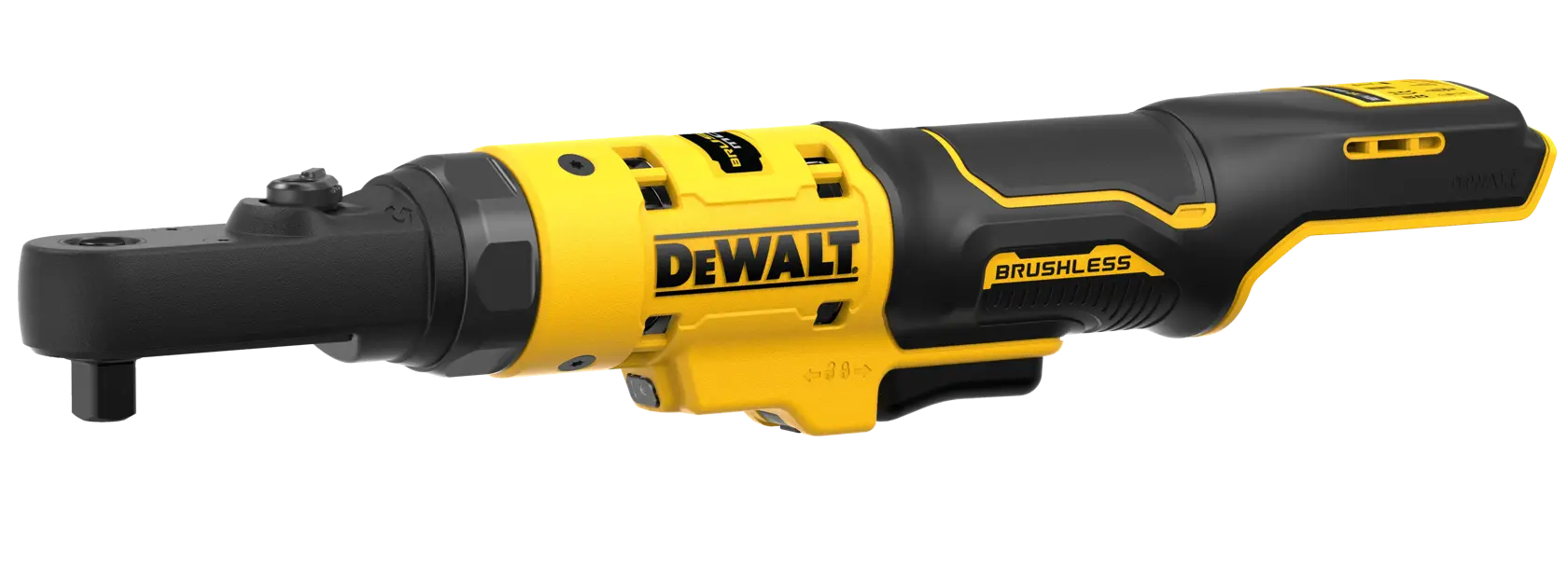 Mașină de înșurubat unghiulară DeWalt DCF500N – 75 Nm, 12 V, pătrat 1/4" și 3/8" - imagine 6