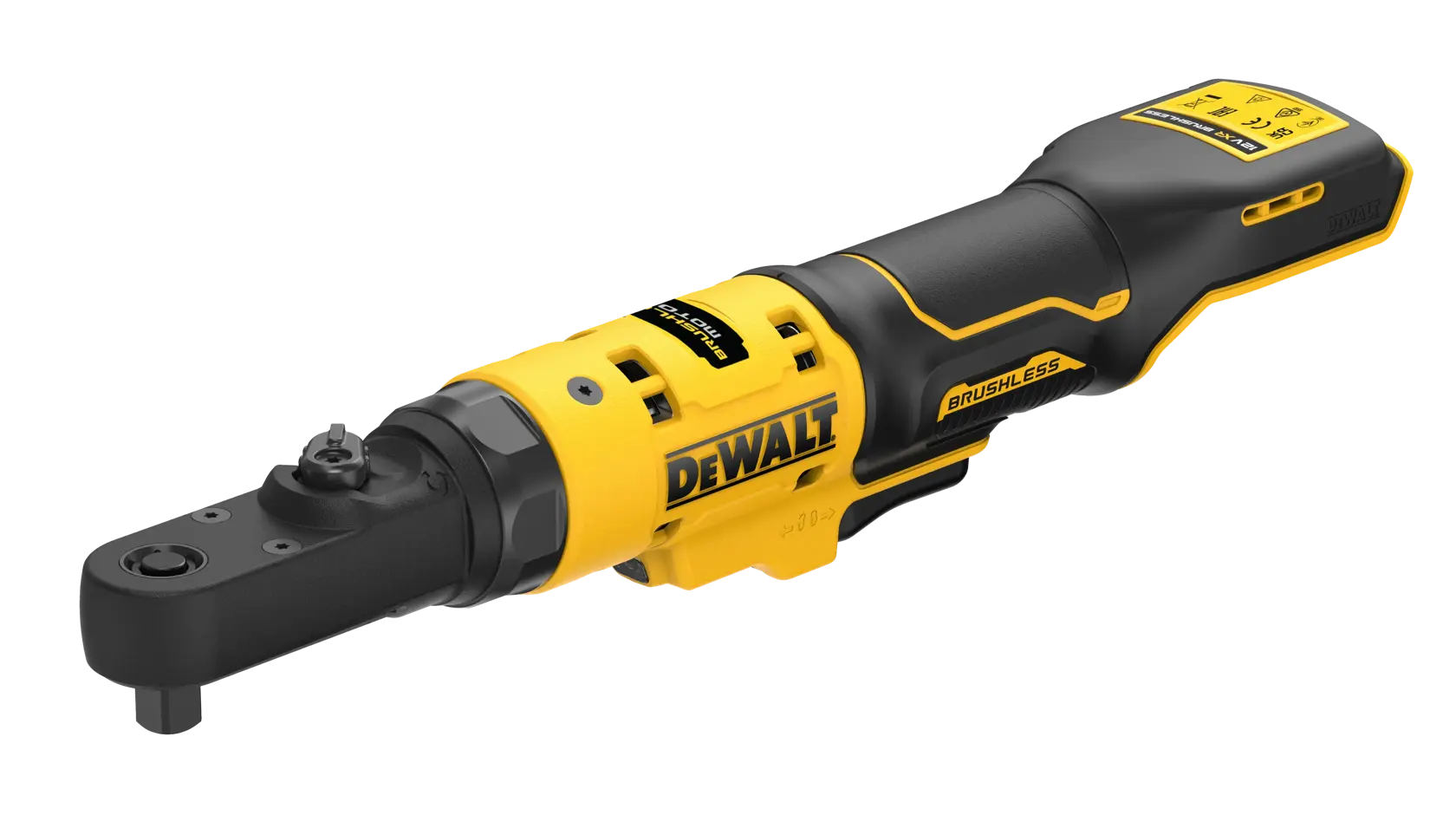 Mașină de înșurubat unghiulară DeWalt DCF500N – 75 Nm, 12 V, pătrat 1/4" și 3/8" - imagine 8