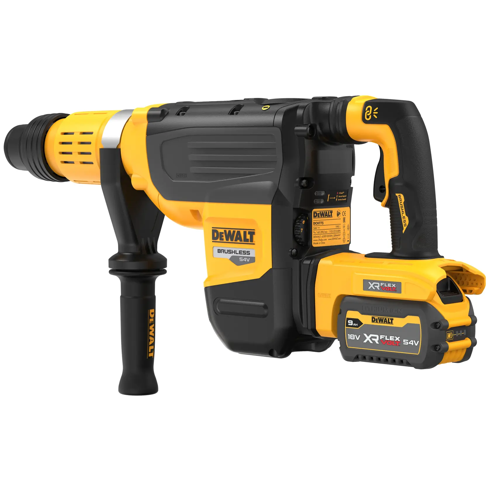 Ciocan rotopercutor DeWalt DCH775X2 – SDS Max, 54 V/9 Ah, 19,4 J - imagine 8