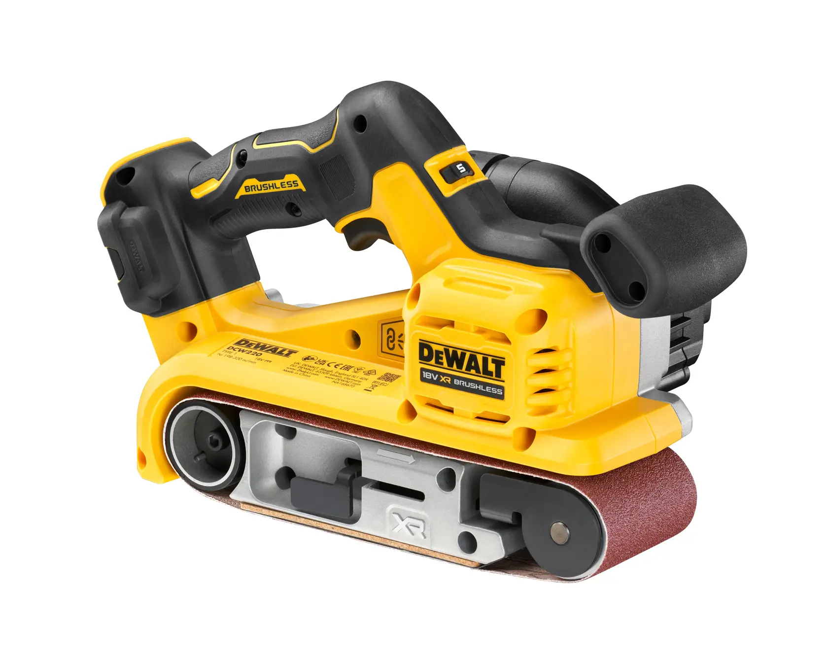 Șlefuitor cu bandă DeWalt DCW220N 75 × 533 mm – 18 V XR, brushless - imagine 7