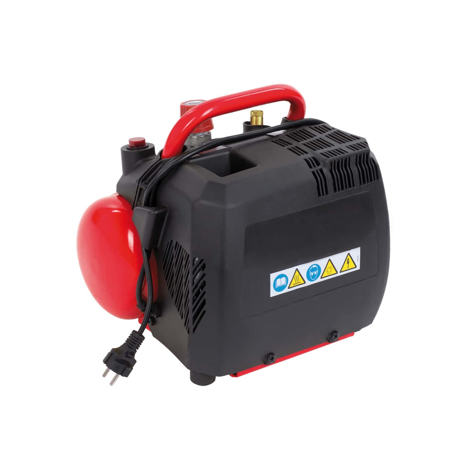 Fini, Compresor aer fără ulei Fini ENERGY 6 | 6 l, 1100 W | 8 bar, 180 l/min | Portabil și silențios, întreținere redusă | Ideal pentru atelier, bricolaj și unelte pneumatice