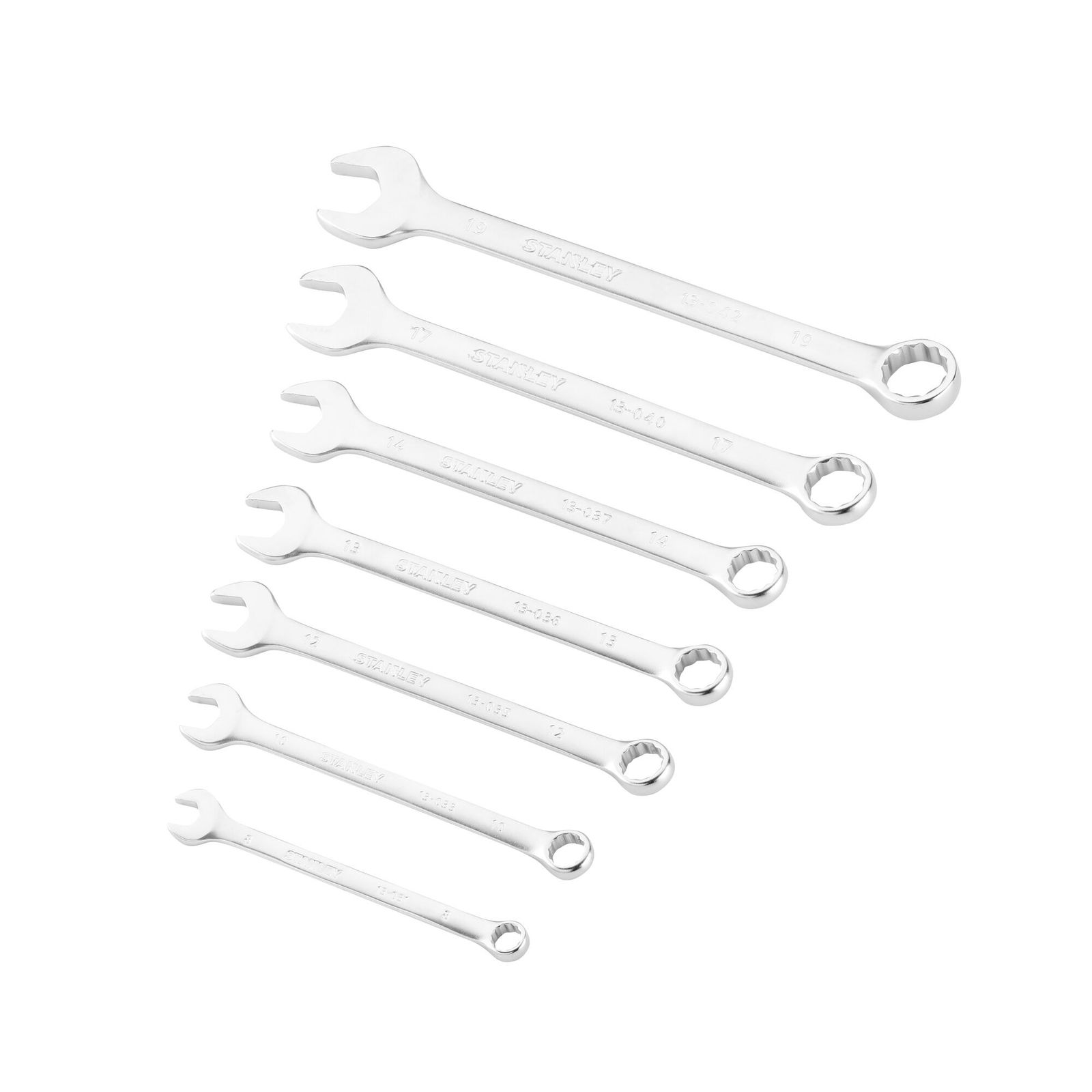 Set chei combinate Stanley Fatmax FMMT82844-0 – 7 chei, 8–19 mm, decalaj 15°