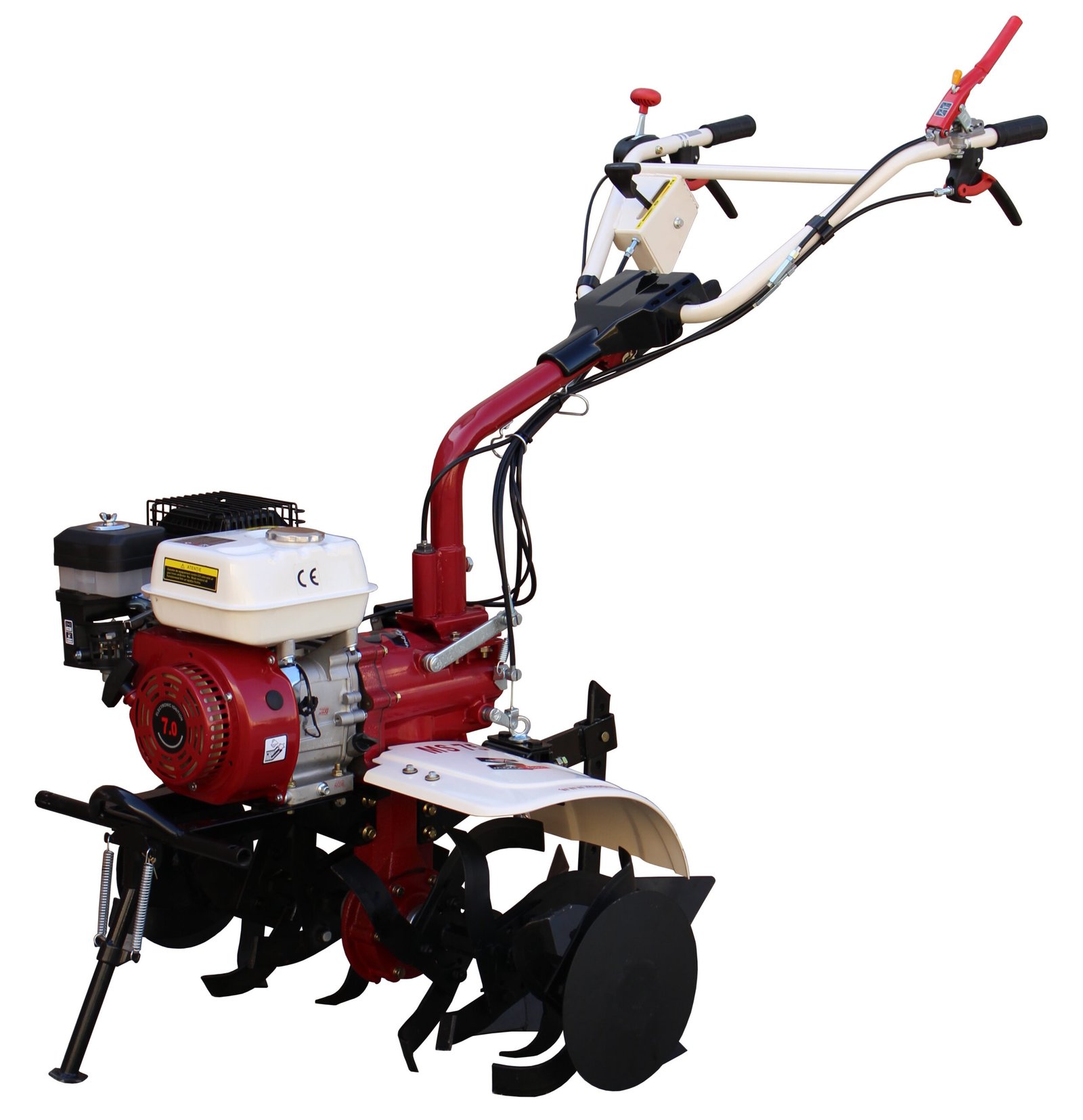 Motosapă Media Line MS 7500 CF, pachet BASIC – 7 CP, roți metalice 400 mm + plug simplu