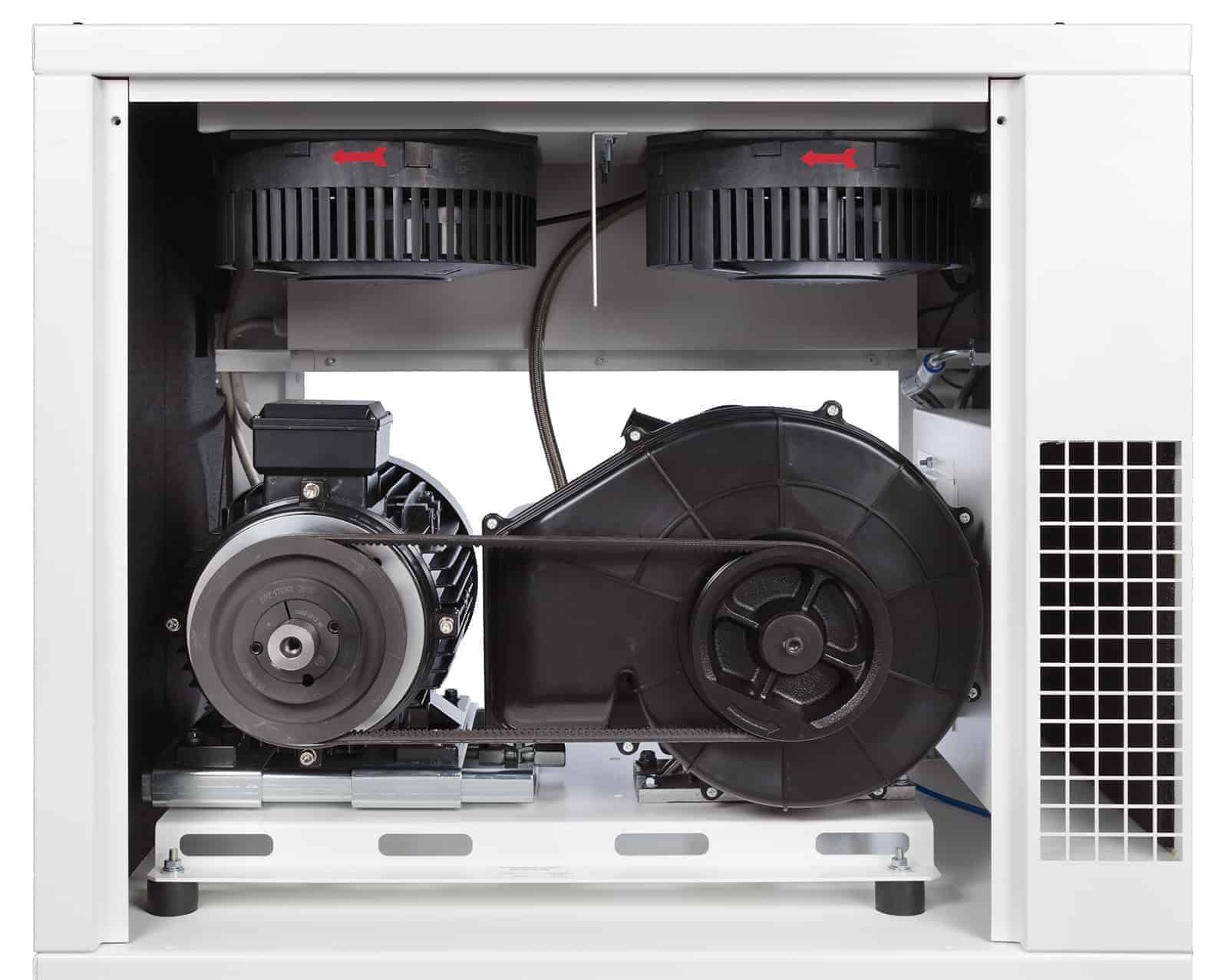 Compresor aer Fini OS 7.5-10-270 ES | 7.5 kW, 10 bar, 650 l/min aer refulat | Butelie aer 270 L | Uscător încorporat pentru aer comprimat uscat | Ideal pentru ateliere și... - imagine 2