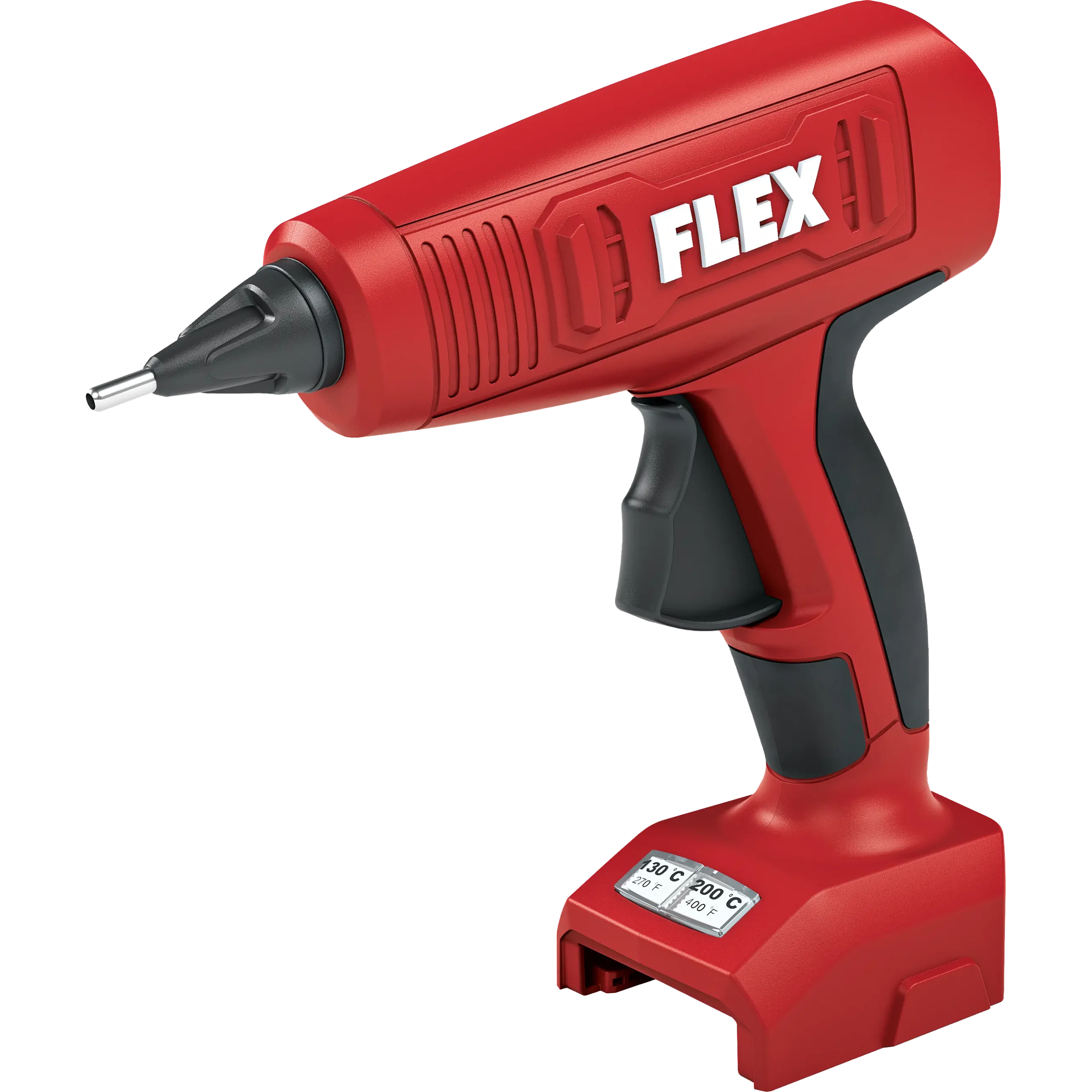 Flex, Pistol de lipit cu baton silicon Flex GG 200-18, compatibil cu acumulatori Li-Ion 18 V, 130/200 °C