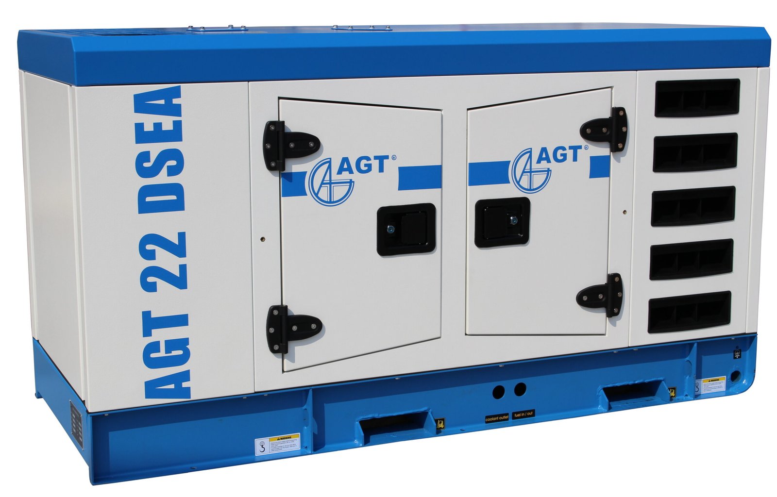 Generator de curent diesel AGT 22 DSEA cu preîncălzire + panou de automatizare ATS 28 EI/12