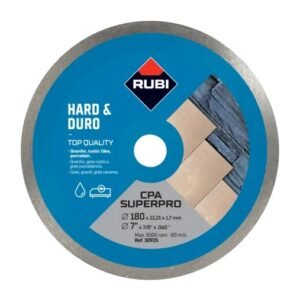Disc diamantat Rubi CPA 180 SuperPro – Ø 180 mm