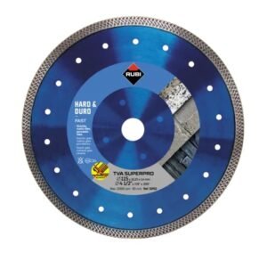 Disc diamantat Rubi TVA 115 SuperPro – 115 mm pentru materiale dure