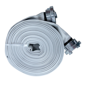 Rolă de 20m furtun refulare tip pompieri – 2″ 12 bar cu cuple direct Weima
