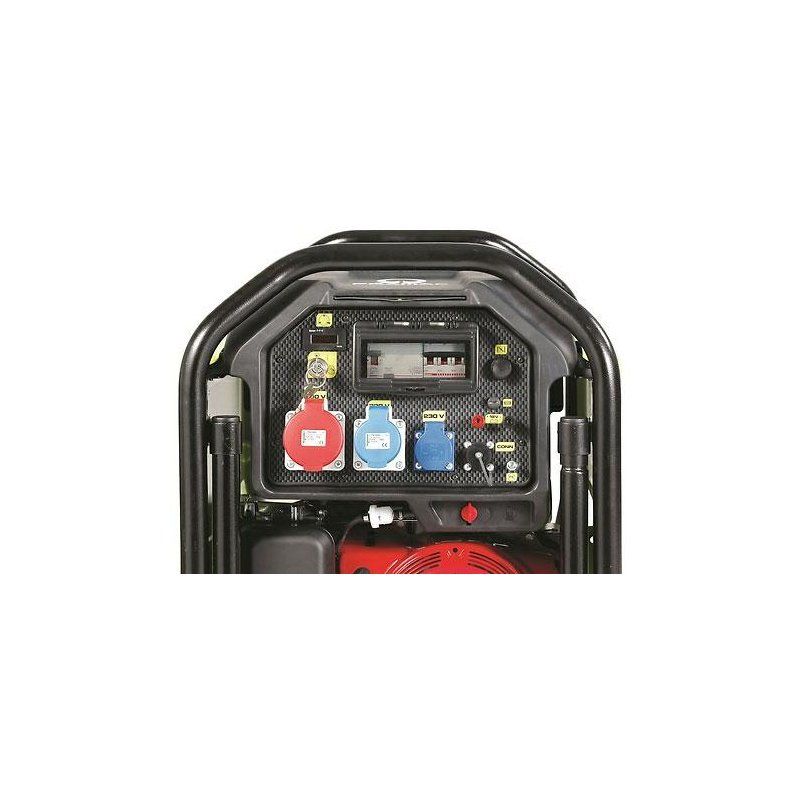 Pramac, Generator portabil pe benzină PRAMAC S8000T_CONN_AVR_DPP, trifazat, 8.3 kVA, pornire electrică