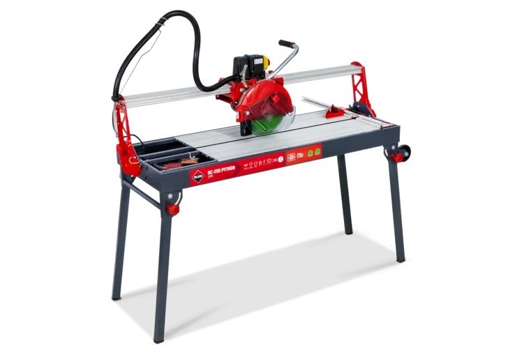 Mașină electrică de tăiat gresie Rubi DC-250 PYTHON 1200 – disc 250 mm, tăiere 121 cm
