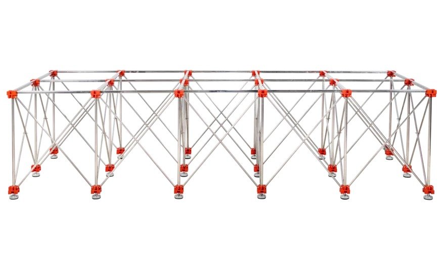 Masă de lucru retractabilă Rubi 300 x 120 cm – sarcină 1500 kg