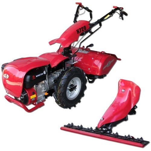 Motocultor Weima WMX 720 cu freza tractata și cositoare