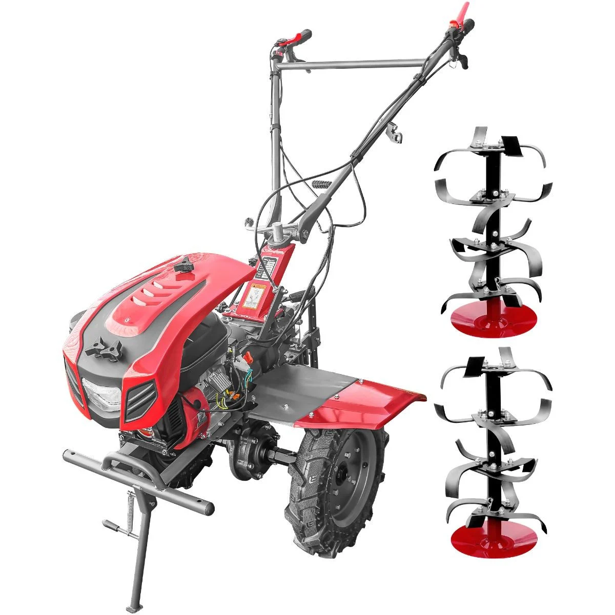 Motocultor Weima WM1100C-6 cu accesorii – 7,5 CP, roți metalice, plug simplu - imagine 3