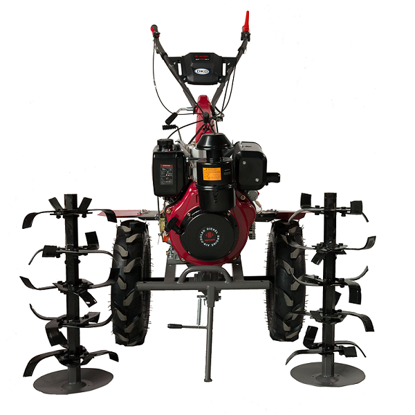 Motocultor Weima WM1100BE(KM) cu remorcă basculabilă LY800 – 12 CP diesel, pornire electrică - imagine 3