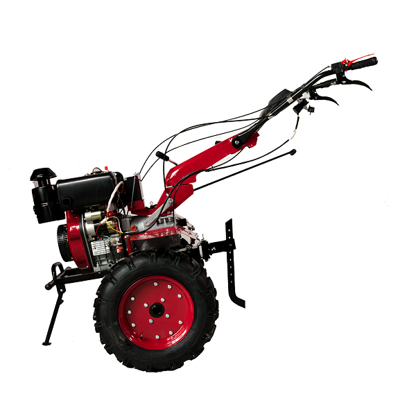 Motocultor Weima WM1100BE(KM) cu remorcă basculabilă LY800 – 12 CP diesel, pornire electrică - imagine 2