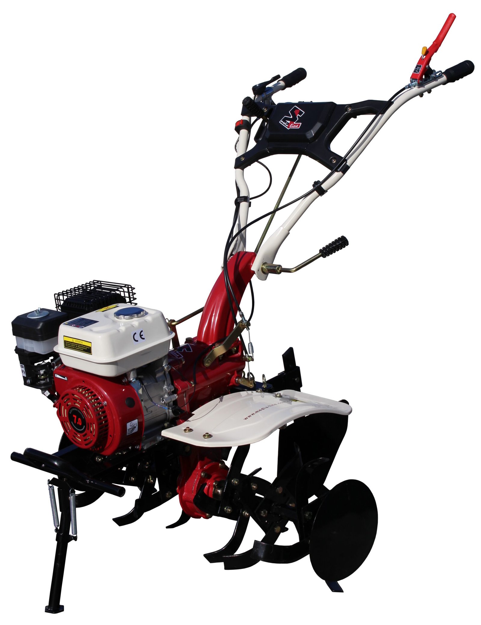 Motocultor Media Line MS 7100/5CF, 7 CP, benzina, 2+1 viteze