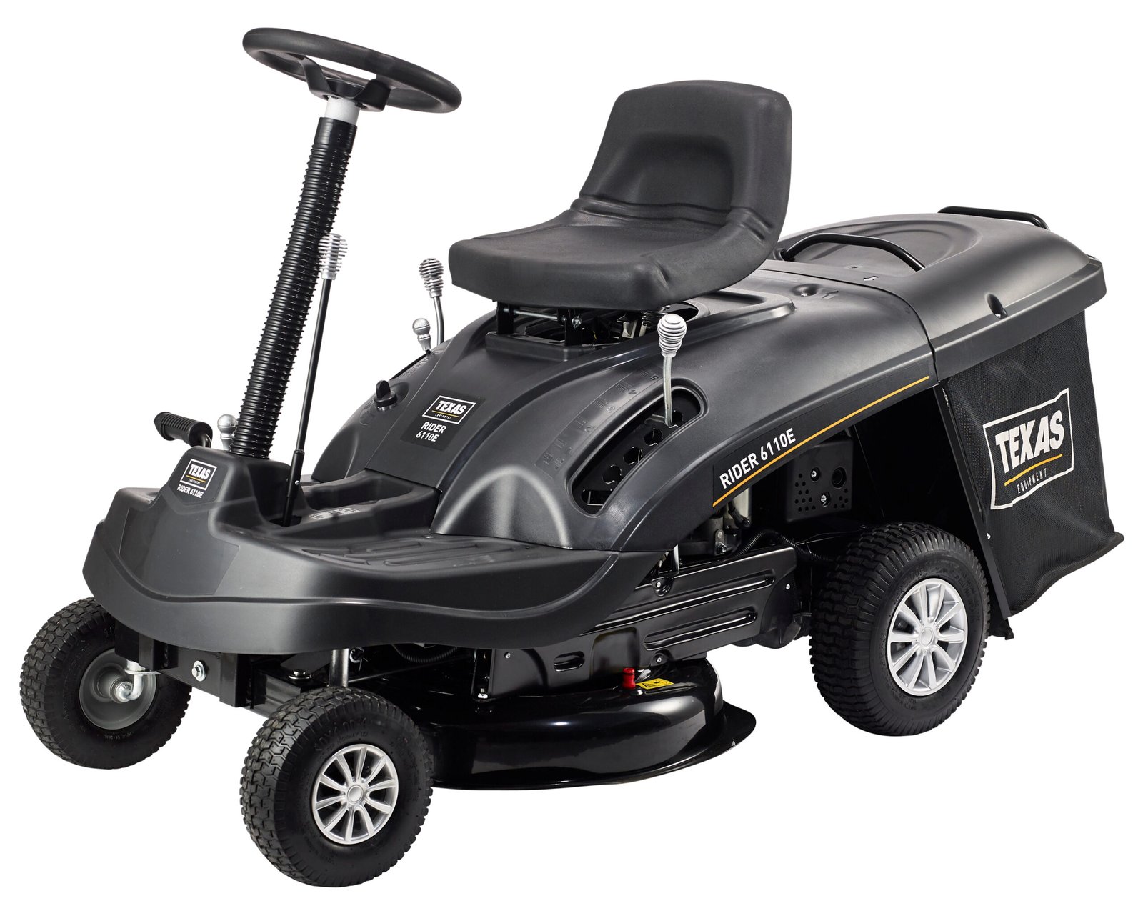 Tractoraș de tuns gazonul Texas Rider 6110E – benzină, 196 cm³, 61 cm, sac 150 l - imagine 2