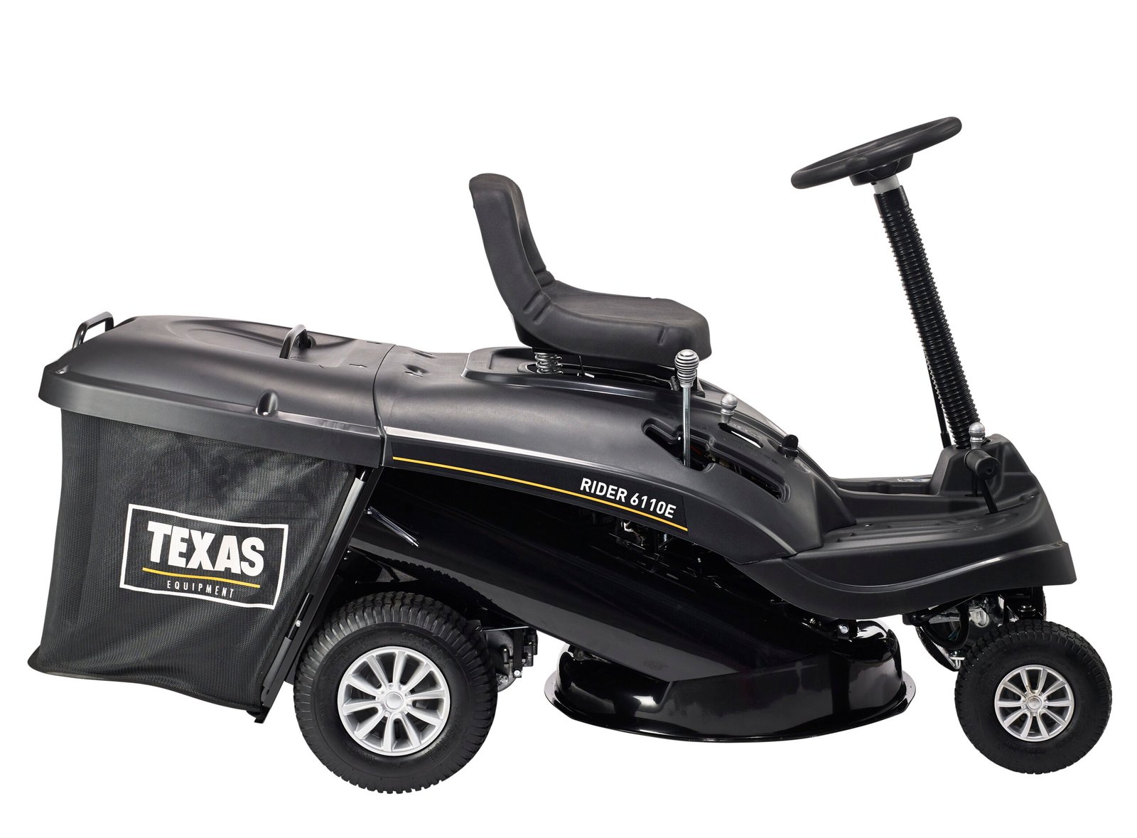 Tractoraș de tuns gazonul Texas Rider 6110E – benzină, 196 cm³, 61 cm, sac 150 l - imagine 6
