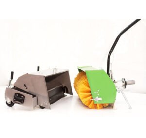 Perie frontală rotativă AGT 100 cm, cu colector, pentru motocultoarele Bertolini 140, 411 și 413