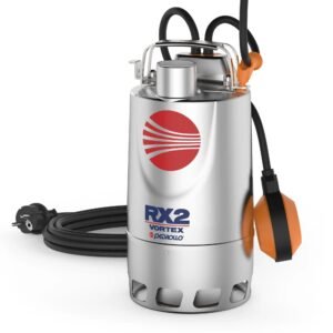 Pompă submersibilă de drenaj Pedrollo RX-VORTEX RXm 2/20 – 0,37 kW, 190 l/min, inox