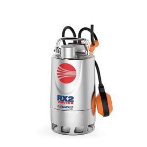 Pompă submersibilă de drenaj Pedrollo RX-VORTEX RXm 4/40 – 0,75 kW, 340 l/min, inox