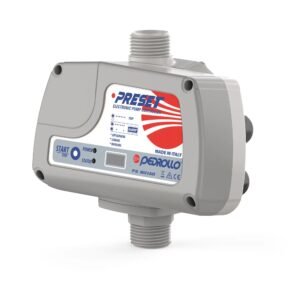 Presostat electronic Pedrollo PRESET – 1,5 kW, 0,8–9 bar, cu afișaj