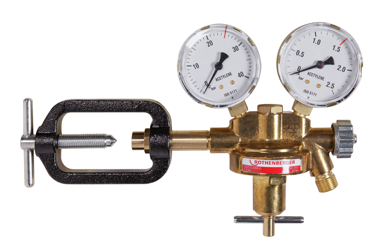 Reductor de presiune acetilena pentru tuburi de gaze Rothenberger 35794, 0 - 1, 5 bar