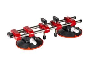 Regulator de plăci Rubi Tile Regulator – 2 ventuze de 150 mm, 100 kg