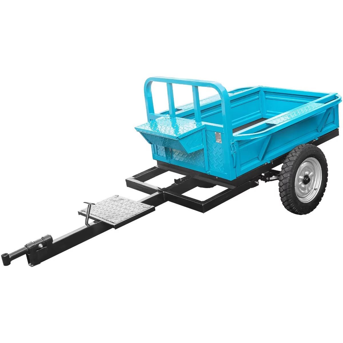 Remorcă basculabilă DKD LY700 – cuvă 1400 x 900 mm, 600 kg sarcină