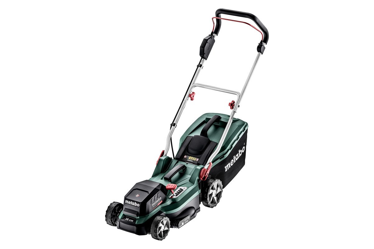 Mașină de tuns iarba cu acumulator Metabo RM 36-18 LTX BL 36 – 18 V, 2 x 5,2 Ah
