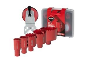 Set 5 carote diamantate Rubi DRYGRES PREMIUM – Ø 28–68 mm, tăiere uscată