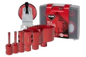 Set 6 carote diamantate Rubi DRYGRES PREMIUM – Ø 6–68 mm, tăiere uscată