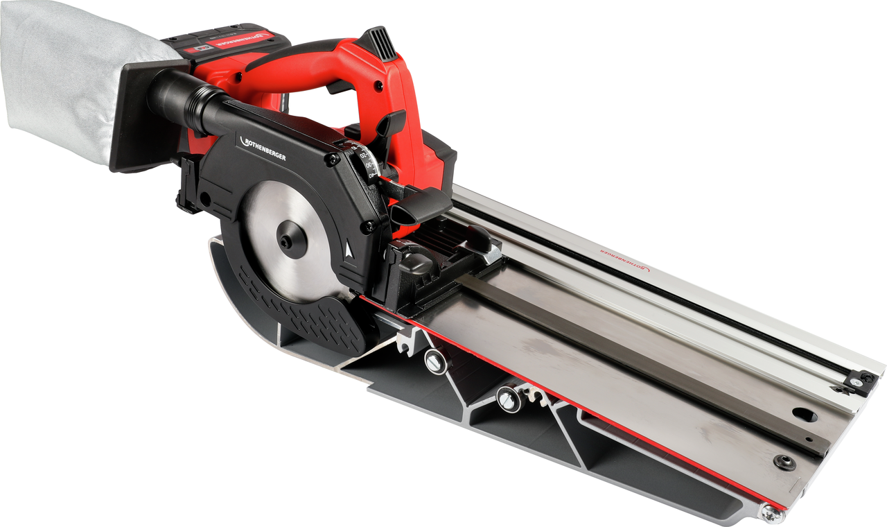 Set debitare tevi si profile Rothenberger 1000003165, PIPECUT mini, 110 mm, 1 x 18 V / 4.0 Ah, ROCASE 6427