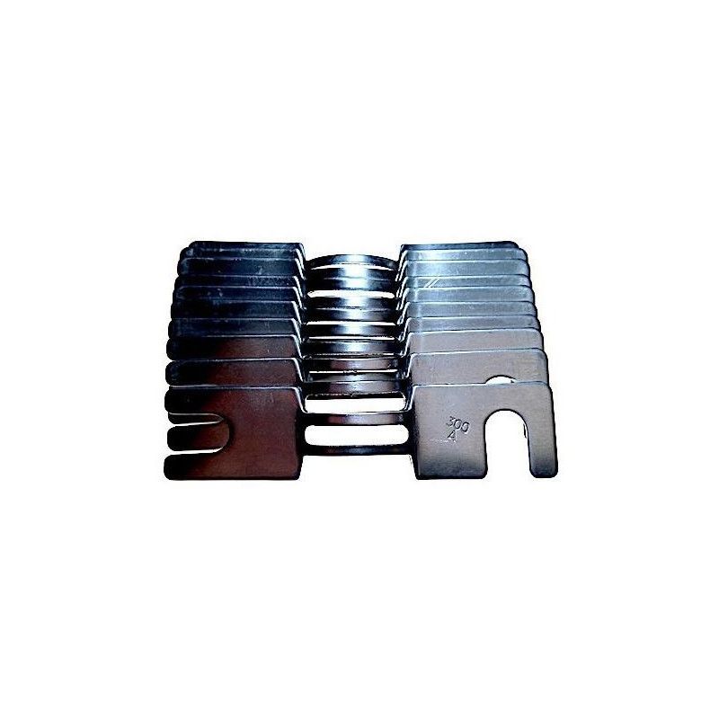Telwin, Set 10 siguranțe fuzibile 300 A | Telwin 802129 | Pentru echipamente de sudură și generatoare | Protecție fiabilă 300 A, construcție robustă | Montaj ușor, compatibile cu...