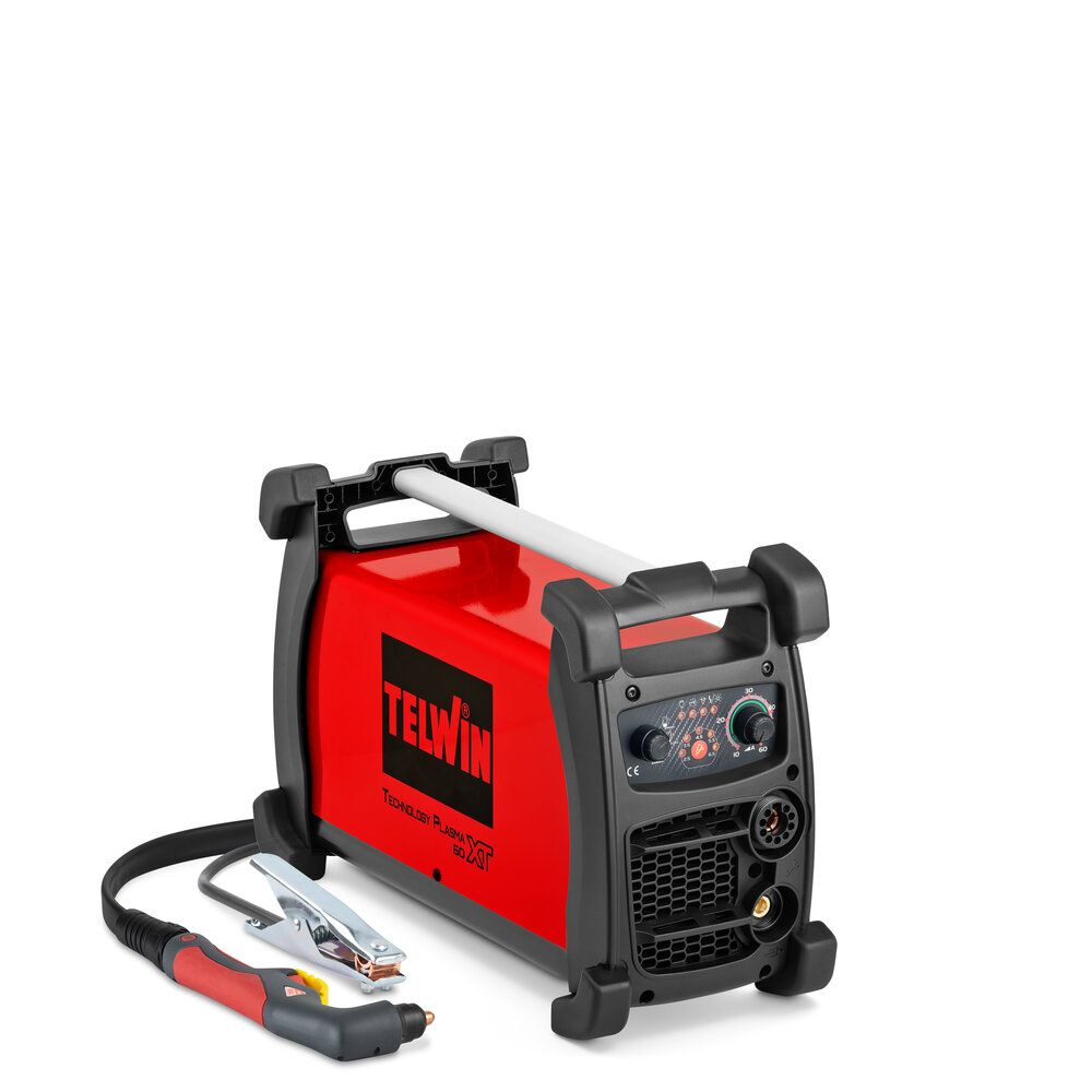 Telwin, Aparat tăiat cu jet de plasmă Telwin TECHNOLOGYPLASMA60XT | 60 A | Tăiere max. 20 mm | Cu accesorii incluse | Co