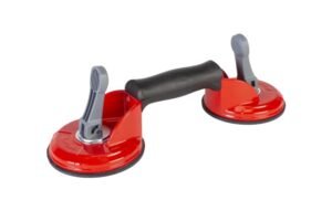 Ventuză dublă pentru suprafețe rugoase Rubi RM – cadru din aluminiu
