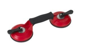 Ventuză dublă Rubi – cadru din aluminiu, sarcină maximă 80 kg