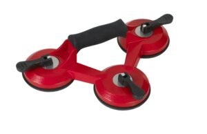Ventuză triplă Rubi – cadru din aluminiu, sarcină maximă 100 kg