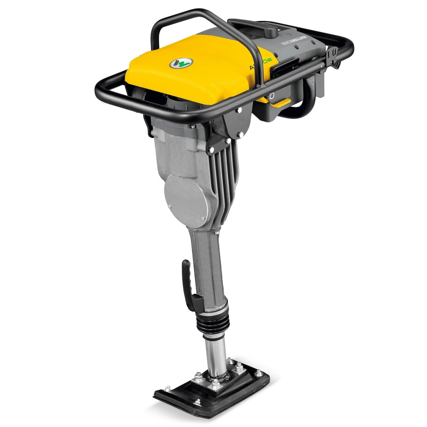 Wacker Neuson, Mai compactor, Wacker Neuson AS30e, compatibil cu acumulatori, forță de impact 10 kN, greutate 41 kg