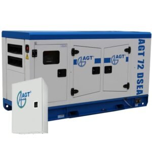 Generator de curent diesel AGT 72 DSEA cu preîncălzire + panou de automatizare ATS 77 EI/12