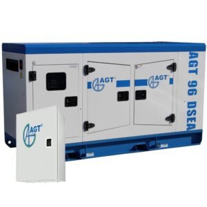 Generator de curent diesel AGT 96 DSEA cu preîncălzire + panou de automatizare ATS 110 EI/24