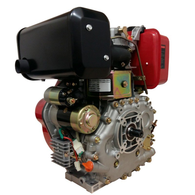 Motor diesel Weima WM192FE cu ax canelat de 25 mm – 14 CP, pornire electrică