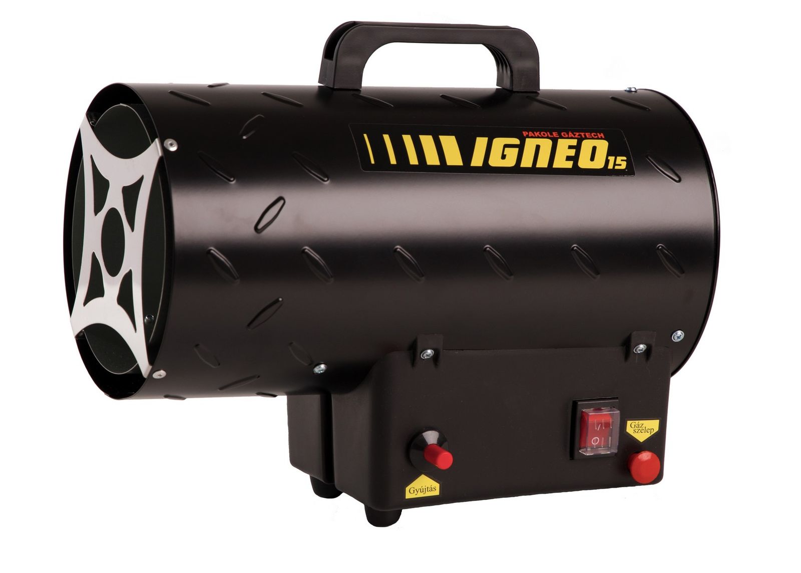 Tun de căldură pe gaz IGNEO 15 – 15 kW, debit de aer 320 m³/h, aprindere piezoelectrică
