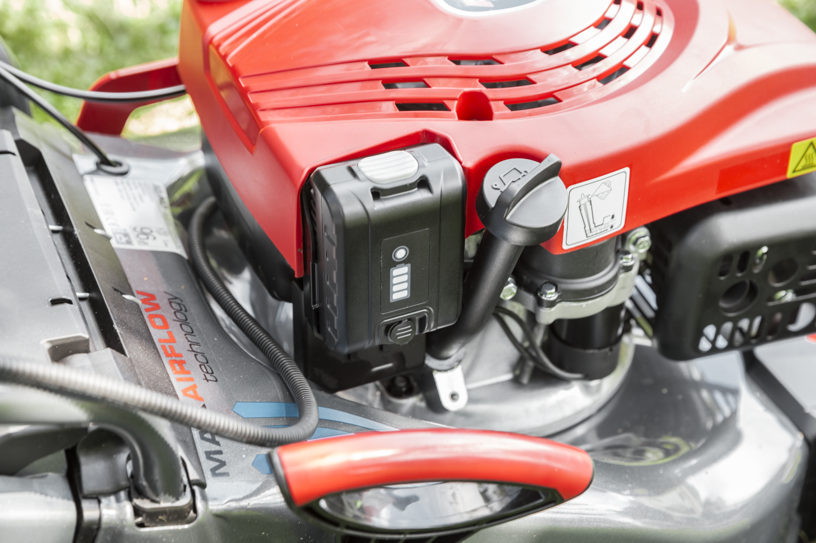 masina tuns gazon, pe benzina, cu autopropulsie AL-KO Comfort 46.0 SPI-A 3-in-1, latime de lucru 46 cm, motor Pro170QSS LI pornire electrica, 166cc, putere 2.6kW